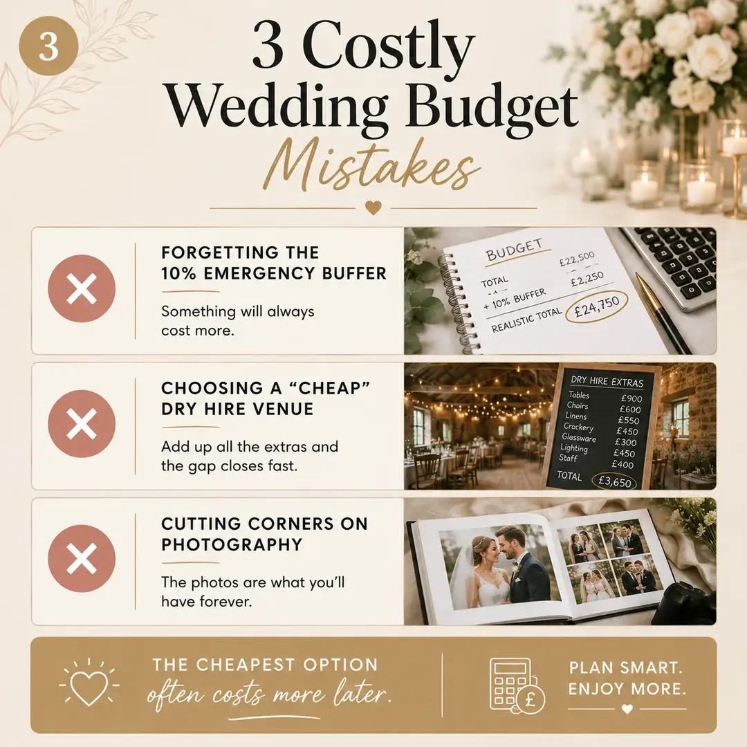 What Does a 100-Person Wedding Actually Cost? (The Honest Answer Nobody Gives You) 4 3 costly wedding budget mistakes to avoid